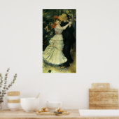 Dance at Bougival by Pierre Renoir,  kunst Poster (Keuken)