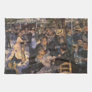 Dance at Le Moulin de la Galette by Pierre Renoir Theedoek