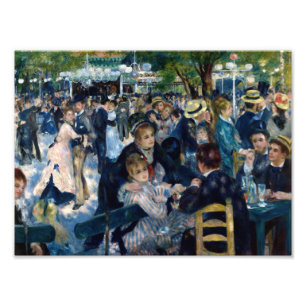 Dance at Le Moulin de la Galette Foto Afdruk