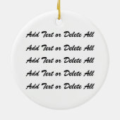 Dance Ballerina Keramisch Ornament (Achterkant)