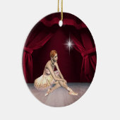 Dance Ballerina Keramisch Ornament (Rechts)