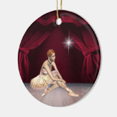 Dance Ballerina Keramisch Ornament (Links)