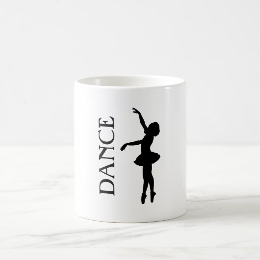 Dance - Ballerina Silhouette Koffiemok (Center)