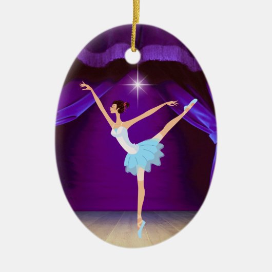 Dance Ballerina - SRF Keramisch Ornament (Voorkant)
