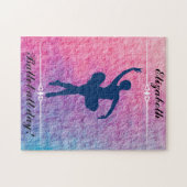 Dance Ballet Aangepaste Ballerina over de hele dag Legpuzzel (Horizontaal)