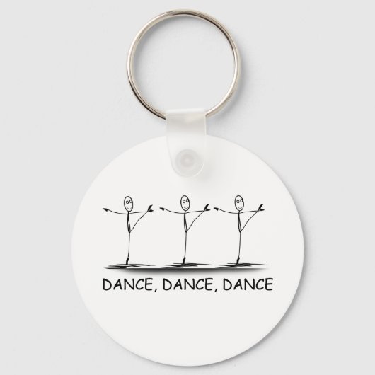 Dance Ballet Ballerina Sleutelhanger (Voorkant)