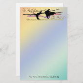 Dance between Stars Stationery Briefpapier (Voorkant / Achterkant)