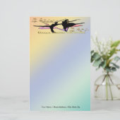 Dance between Stars Stationery Briefpapier (Staand voorkant)