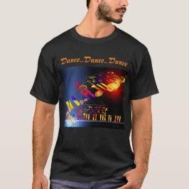 Dance Black Clubbing-muziek T-shirt