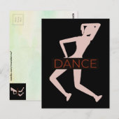 Dance Briefkaart (Voorkant / Achterkant)