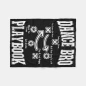 Dance Brother Playbook Comp Grappig Dansen Trots D Fleece Deken (Voorkant (Horizontaal))
