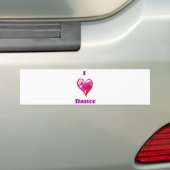 Dance bumper sticker. bumpersticker (Op auto)