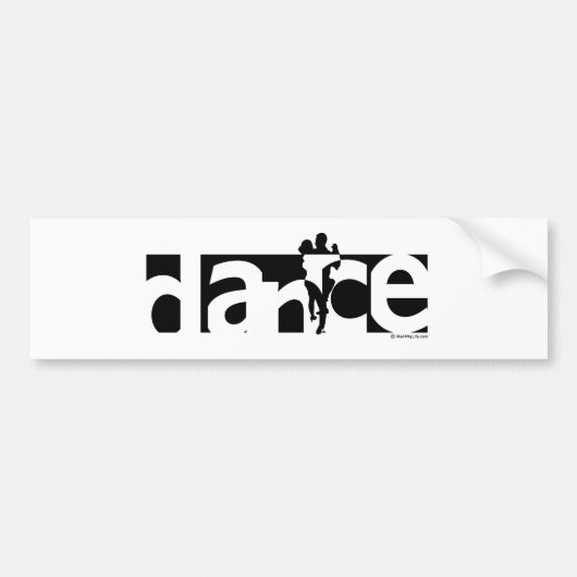 Dance Bumpersticker (Voorkant)