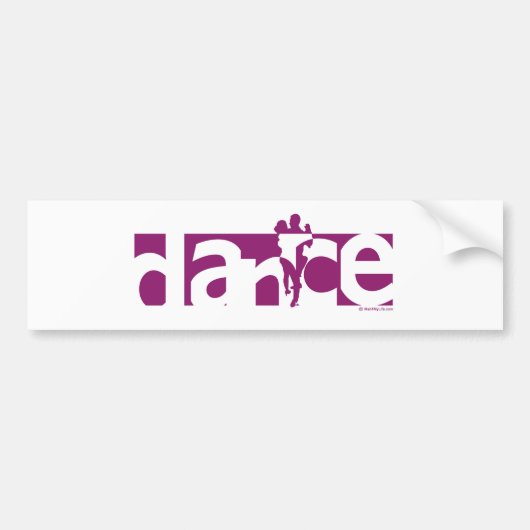 Dance Bumpersticker (Voorkant)