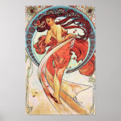 Dance by Alphonse Mucha Poster (Voorkant)