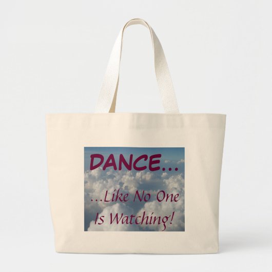 DANCE Canvas tas (Voorkant)