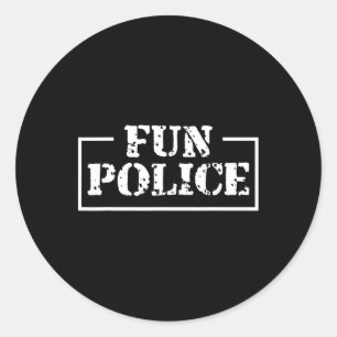 Dance Chaperone Fun Police Dancing Sheriff State C Ronde Sticker