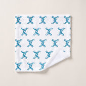 Dance Chinese Blue Dragon CC Serviette de bain (Gant de toilette)