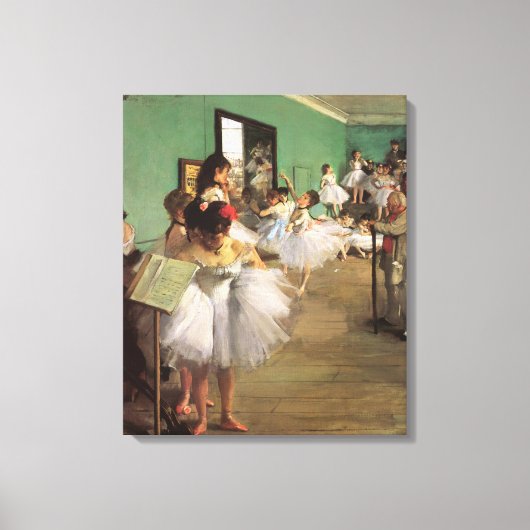 Dance Class by Degas,  Impressionisme Ballet Canvas Afdruk (Voorkant)