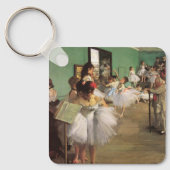 Dance Class by Degas,  Impressionisme Ballet Sleutelhanger (Voorkant)