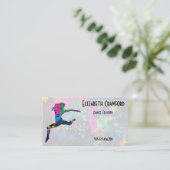 Dance Class of Teacher Colorful Visitekaartje (Staand voorkant)