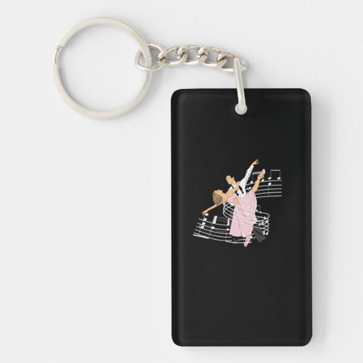 Dance Classic Ballroom Dancing Sleutelhanger (Voorkant)