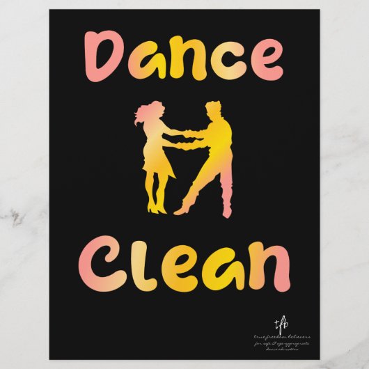 Dance Clean Cava Rosa Flyer (Voorkant)