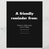 Dance Clean Cava Rosa Flyer (Achterkant)