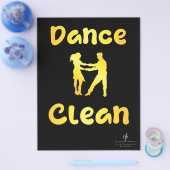 Dance Clean Golden Brass Flyer (Enkel)