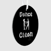 Dance Clean Mexican Silver Round Ornament (voorkant)