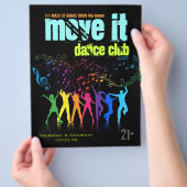 Dance Club DJ Disco Ball Flyer (Hand)