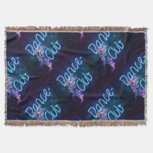 Dance Club Neon Lights Jetez la couverture
