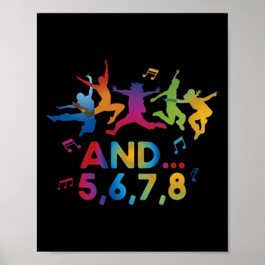 Dance Coach Dancer Danser Dance Teacher Instructio Poster (Voorkant)