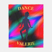 Dance Colorful Fleece Blanket (Voorkant)
