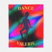 Dance Colorful Fleece Blanket Deken (Voorkant)