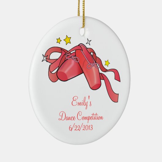 Dance Competition Commemorative Ornament (Rechts)