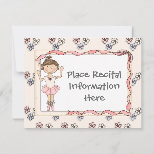 Dance Considérant Invitation (Dos)