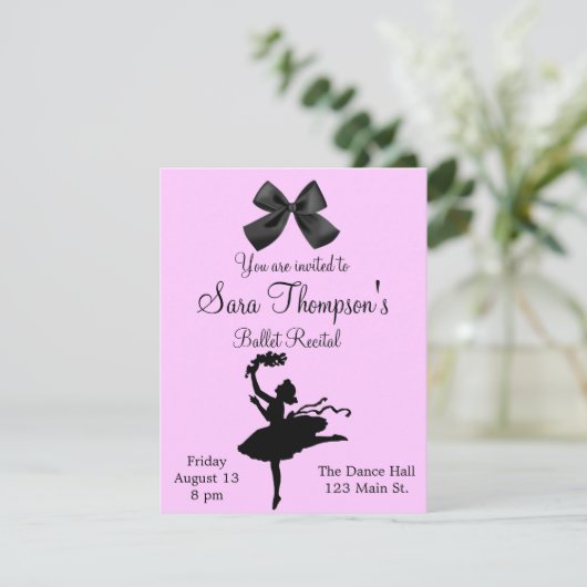 Dance Considérant Invitation (Debout devant)