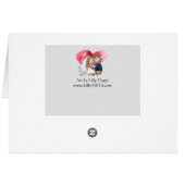 Dance Couple Mariage de dessin animé (Dos Horizontal)