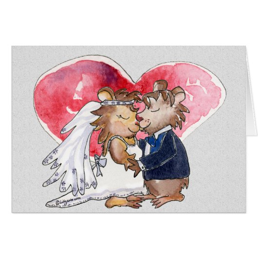 Dance Couple Mariage de dessin animé (Devant horizontal)