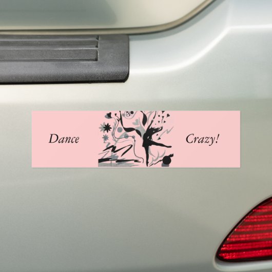 Dance Crazy. Bumpersticker (Op auto)