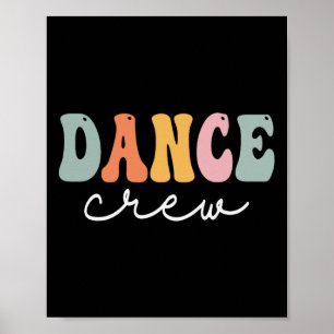 Dance Crew Retro Groovy , 10e verjaardag van Poster
