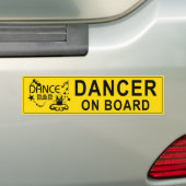 Dance Dad Bumpersticker (Op auto)
