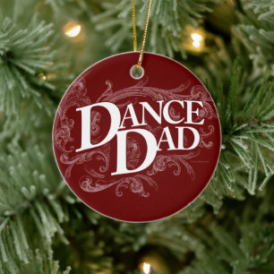 Dance Dad Ceramic Ornament