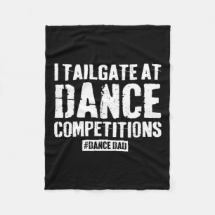Dance Dad Competitie Trotse Dans Papa Comp Vaders Fleece Deken