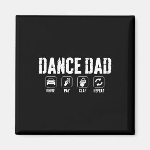 Dance Dad Competitie Trotse Dans Papa Vaderdag Magneet