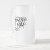 Dance Dad Frosted Glass Beer Mok (Voorkant links)