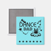 Dance Dad Magnet Magneet (Voorkant / Achterkant)