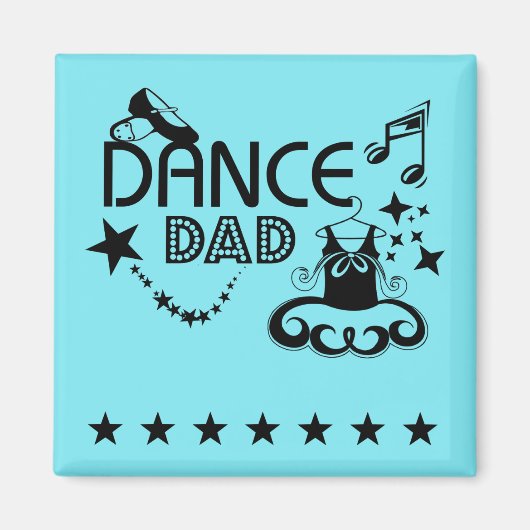 Dance Dad Magnet Magneet (Voorkant)