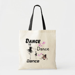 Dance Dance Dance Ballet Canvas tas